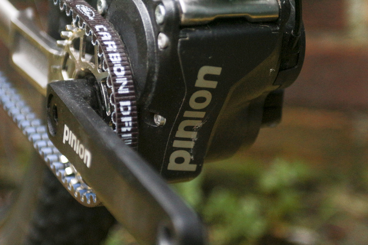 pilot cycles locum pinion titanium gearbox gates belt drive