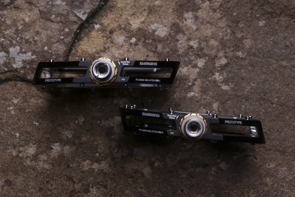 shimano saint xt deore flat spd clip pedals clipless