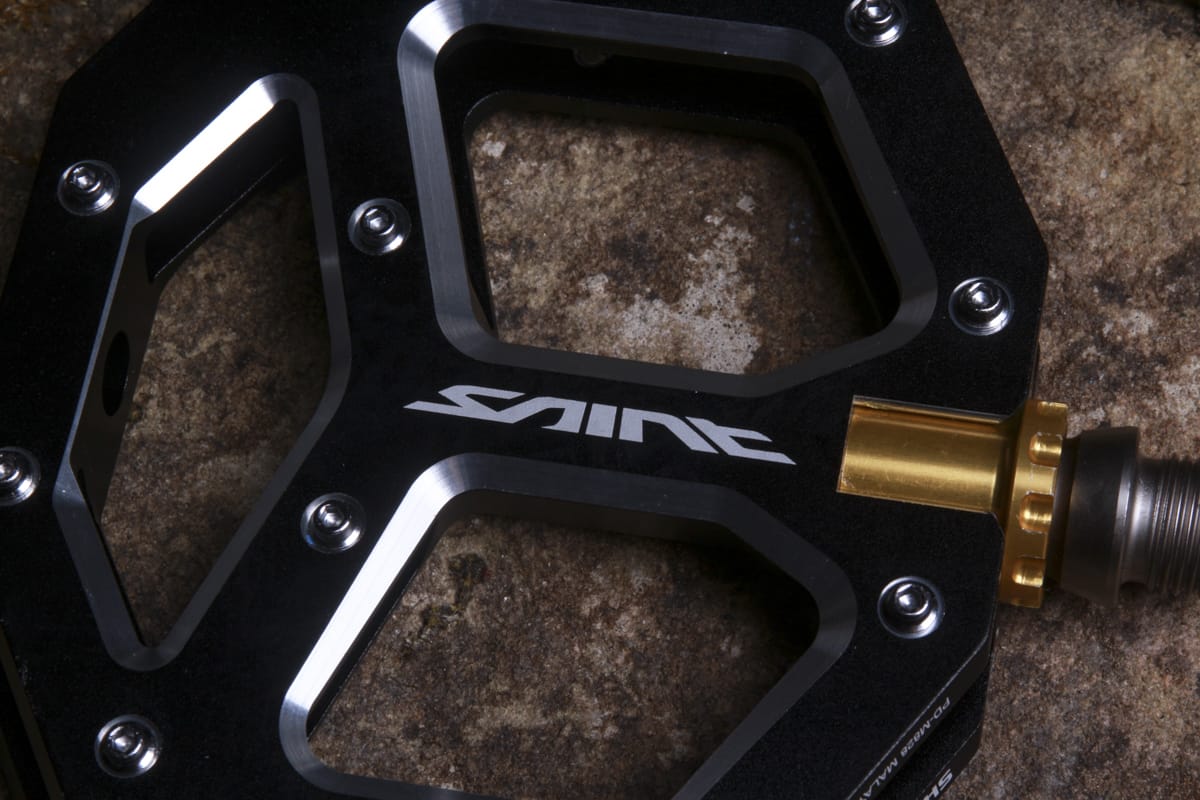 shimano saint xt deore flat spd clip pedals clipless