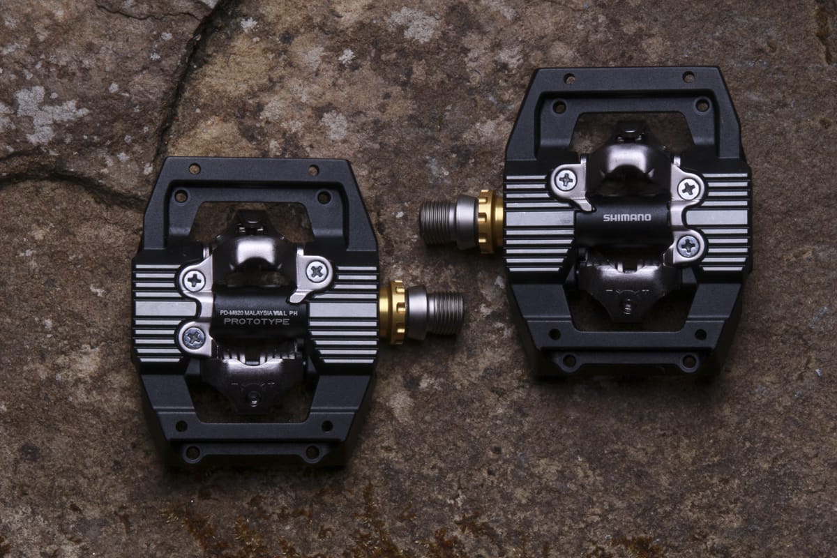 shimano saint xt deore flat spd clip pedals clipless