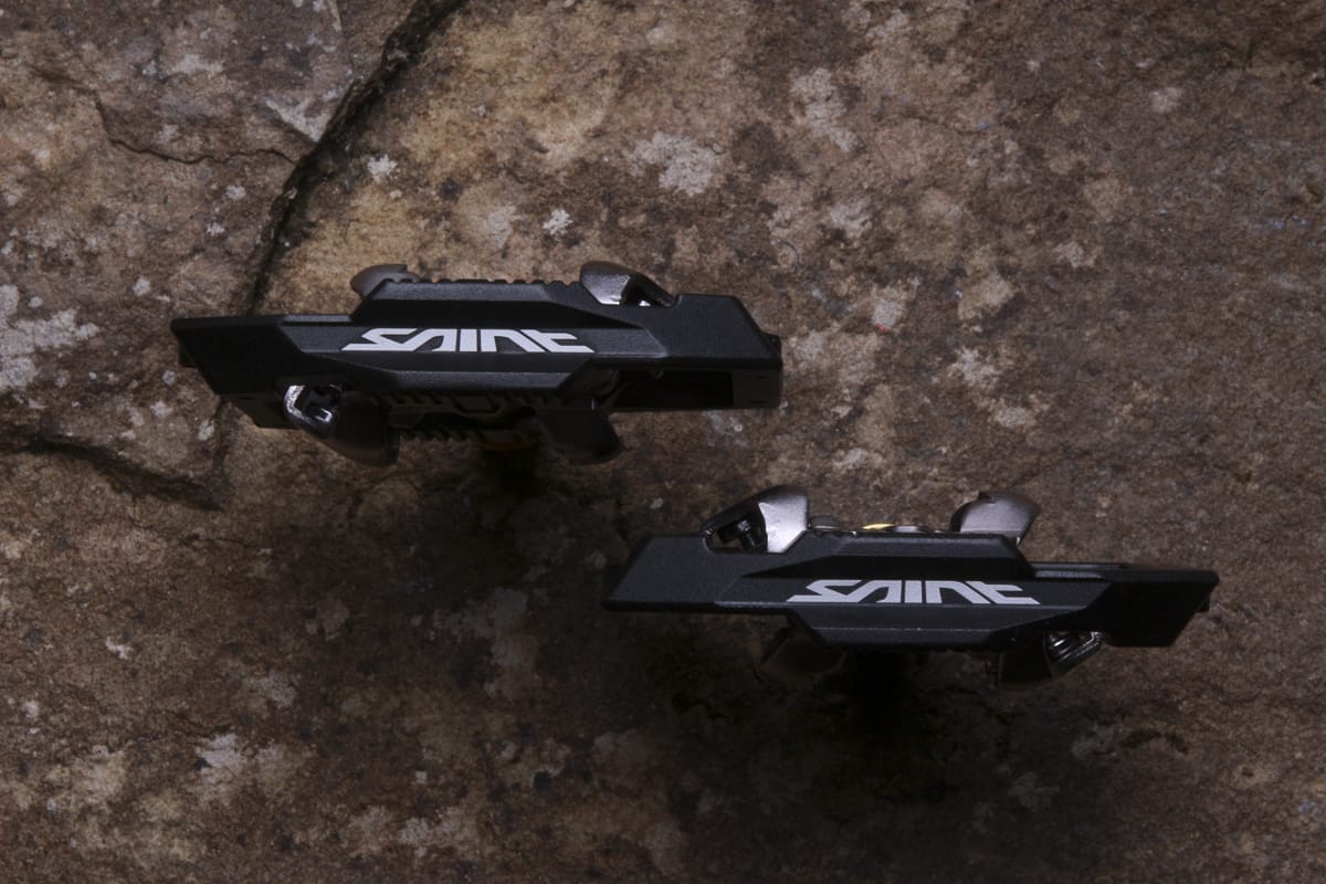 shimano saint xt deore flat spd clip pedals clipless