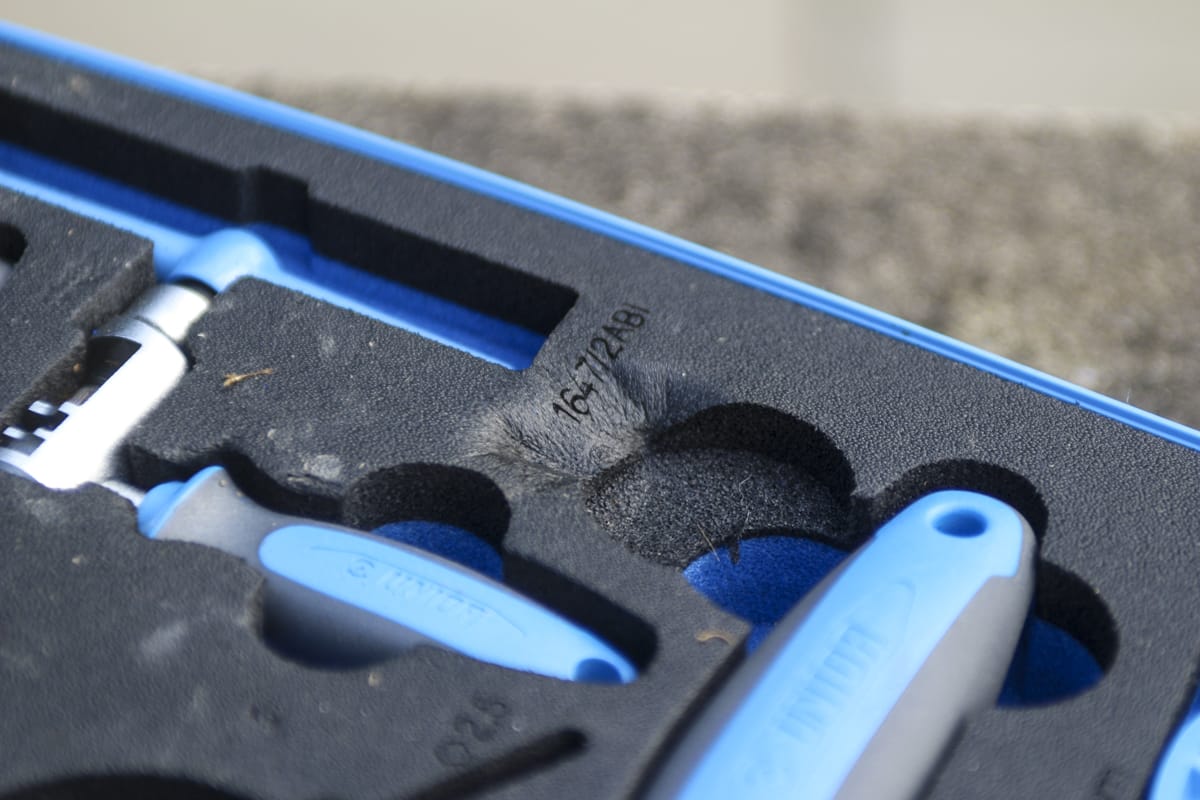 unior tool kit case foam
