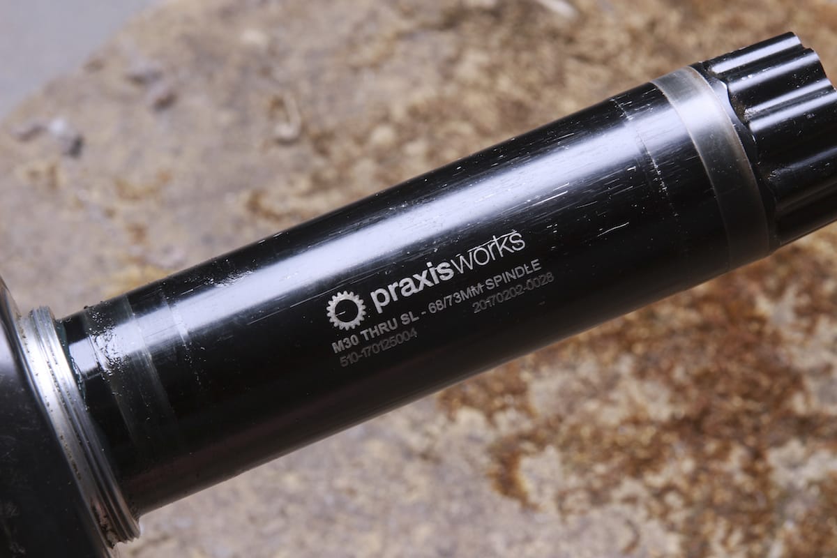 praxis lyft carbon crank chainring chain bottom bracket