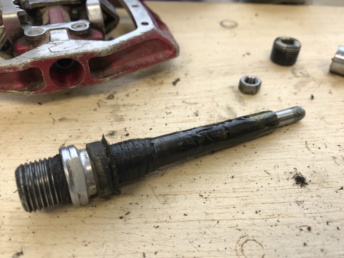 nukeproof pedal maintenance grease dirty