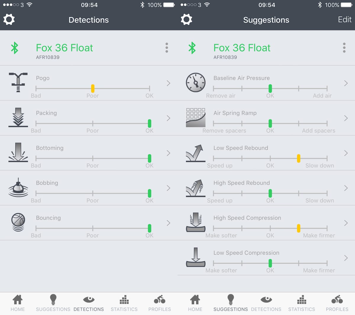 shockwiz suspension tuning data app phone
