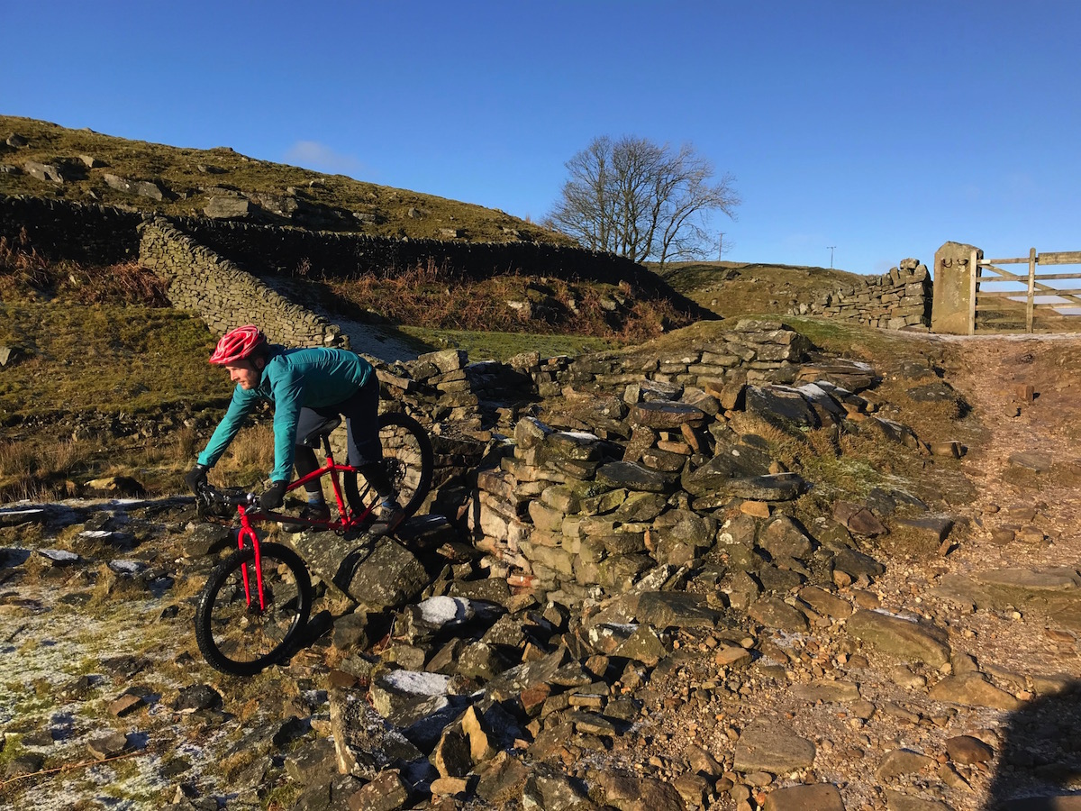 antony kona unit x rigid yorkshire dales winter sunshine