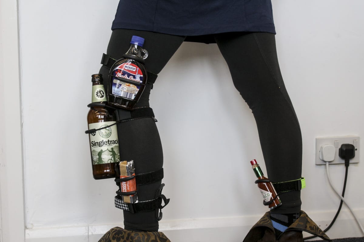 backcountry research strap beer maple syrup food tabasco