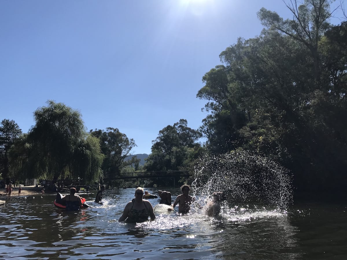 swim water sunshine summer