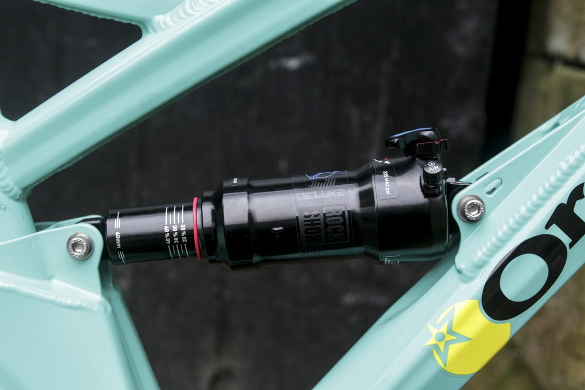 orange stage 4 rockshox pike deluxe race face arc 27 guide sram eagle