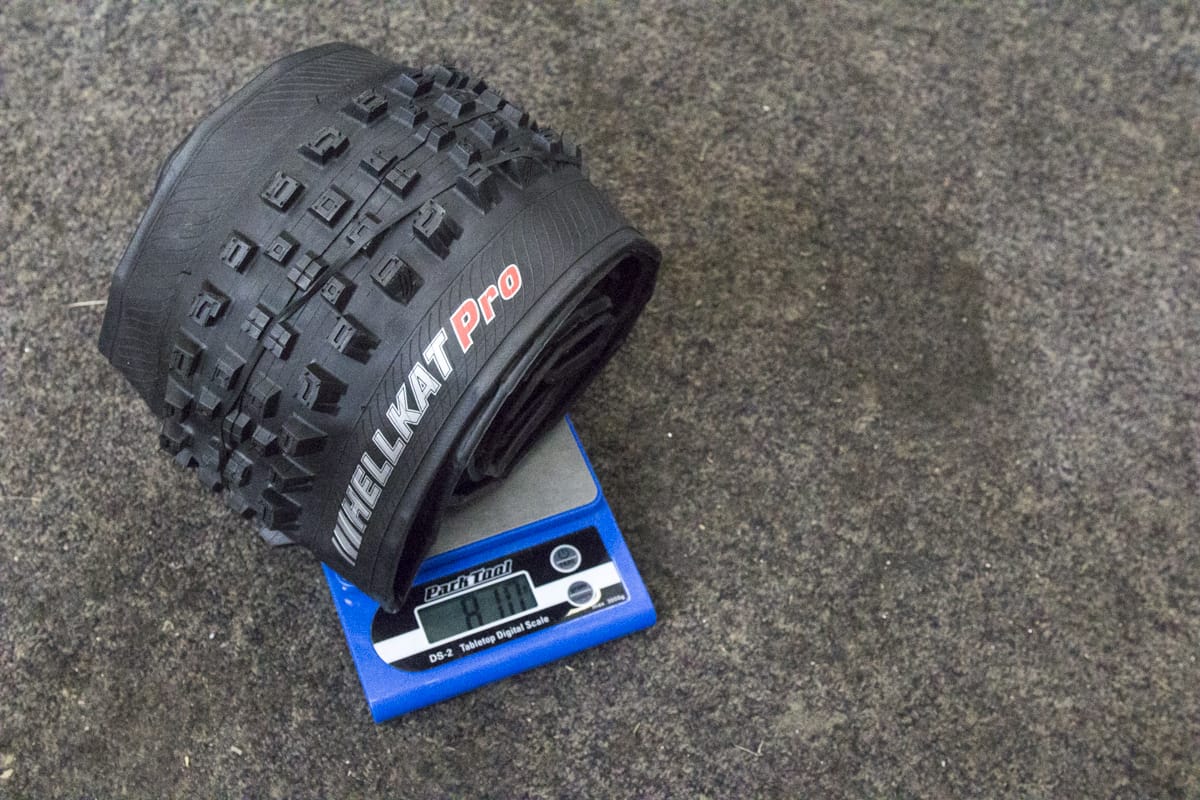 kenda hellkat pro tyre wtb ci31 scales weight