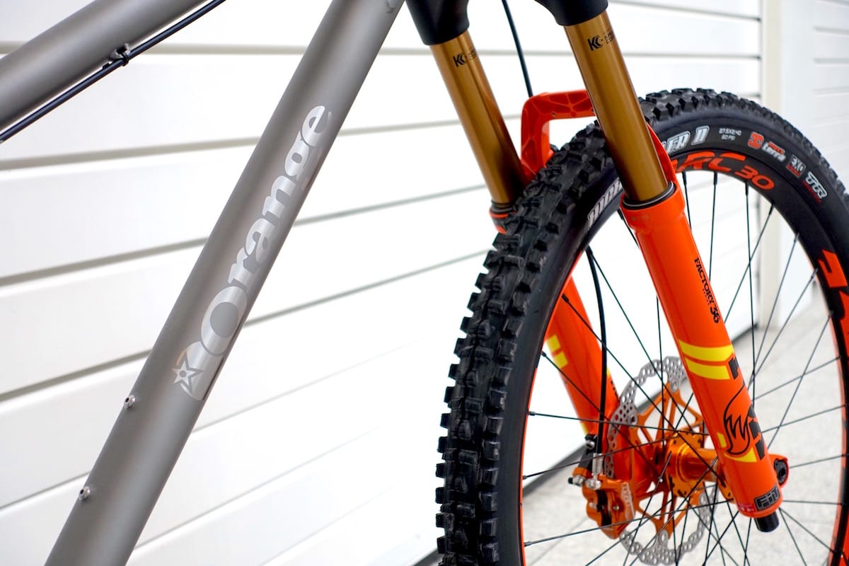 ORANGE t7 titanium hardtail