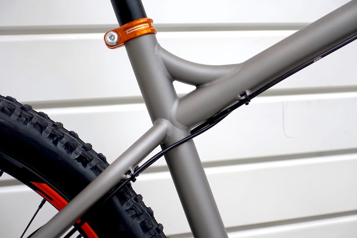 ORANGE t7 titanium hardtail