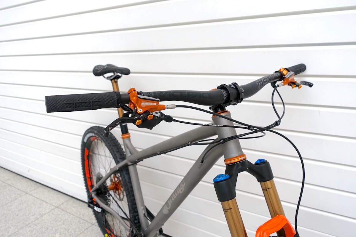 ORANGE t7 titanium hardtail