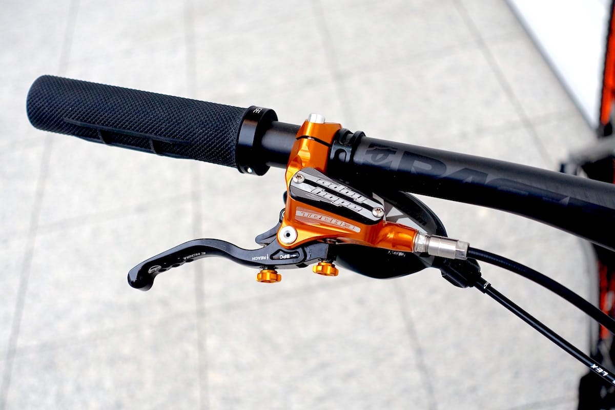 ORANGE t7 titanium hardtail hope tech 3 e4 brake race face