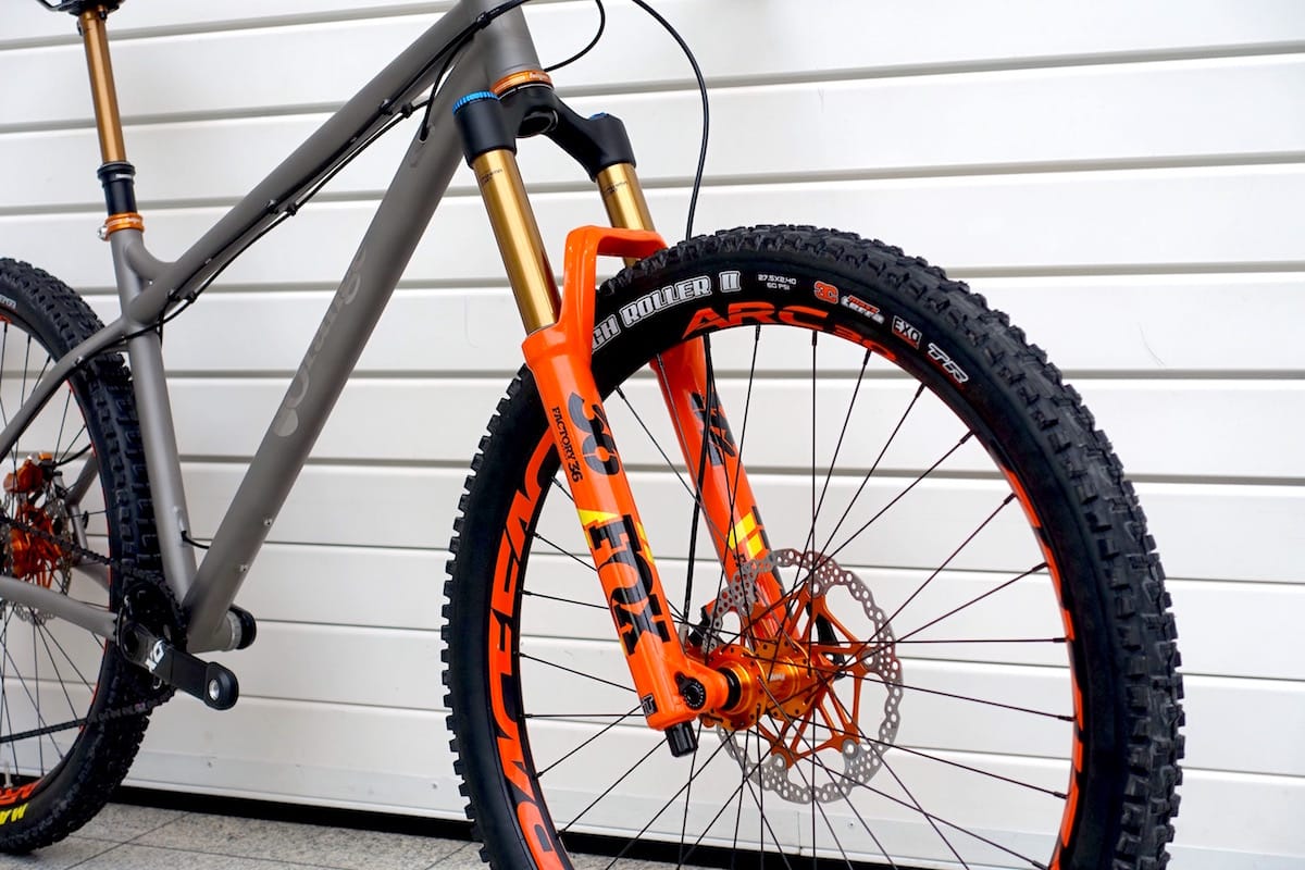 ORANGE t7 titanium hardtail