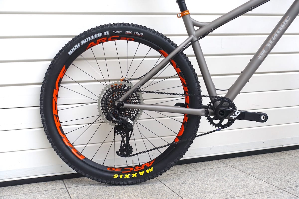 ORANGE t7 titanium hardtail