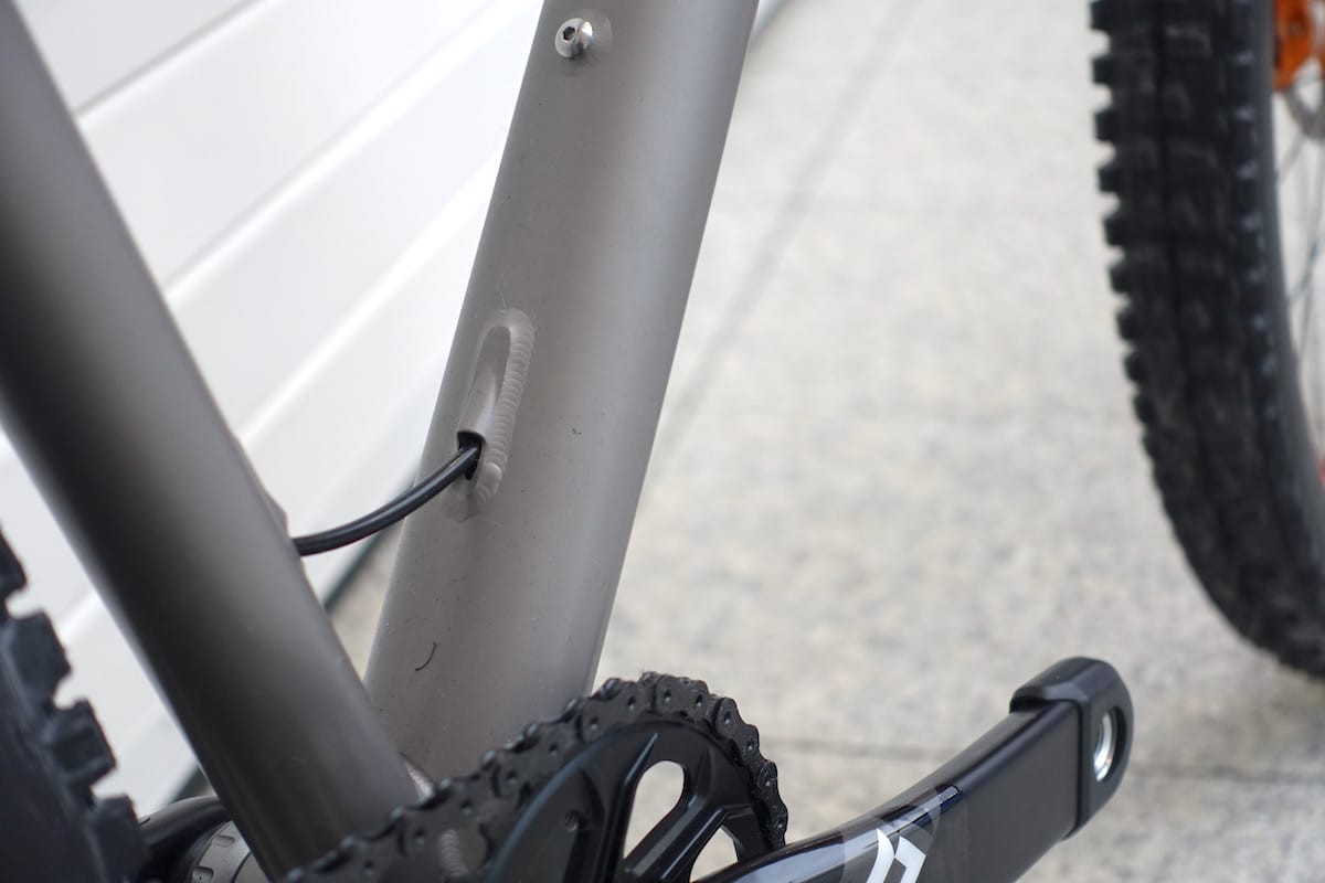 ORANGE t7 titanium hardtail