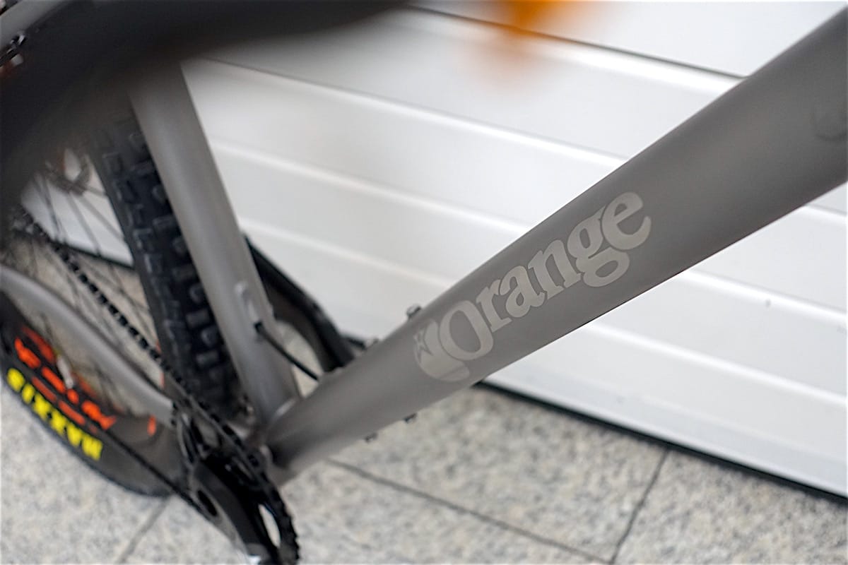 ORANGE t7 titanium hardtail