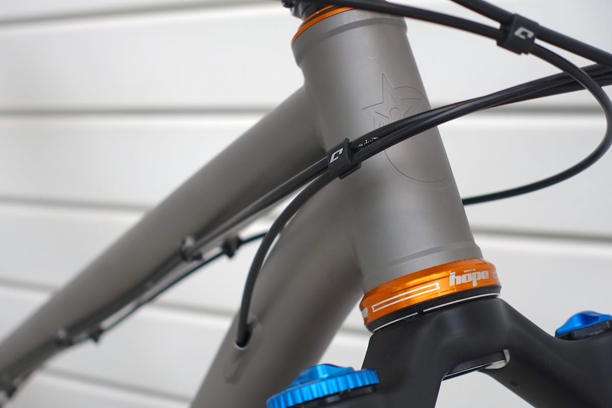 ORANGE t7 titanium hardtail