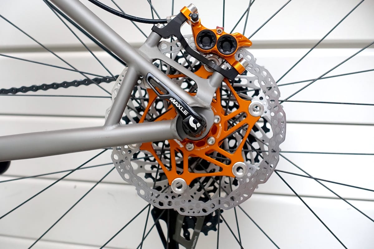 ORANGE t7 titanium hardtail