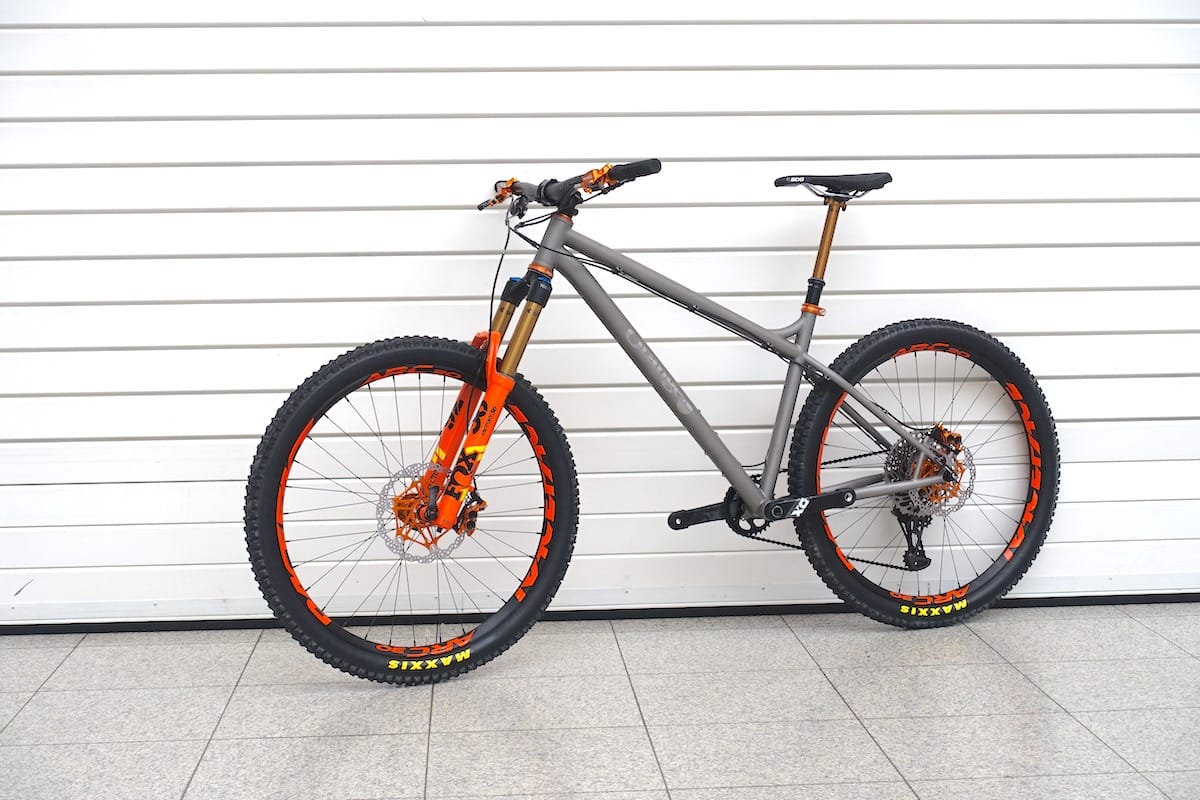 ORANGE t7 titanium hardtail