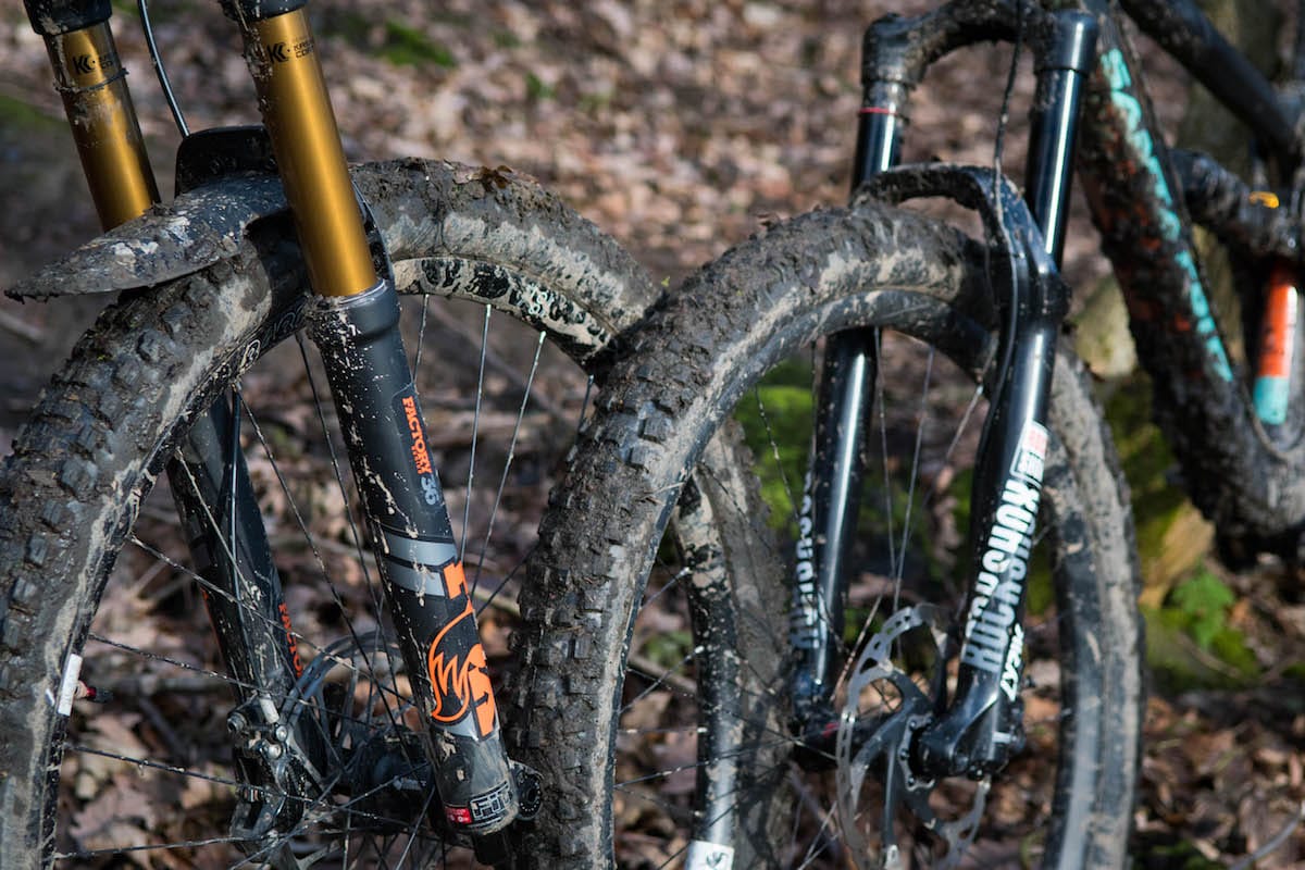 rock shox lyrik fork rct3 barney santa cruz hightower orange fox 36 kashima