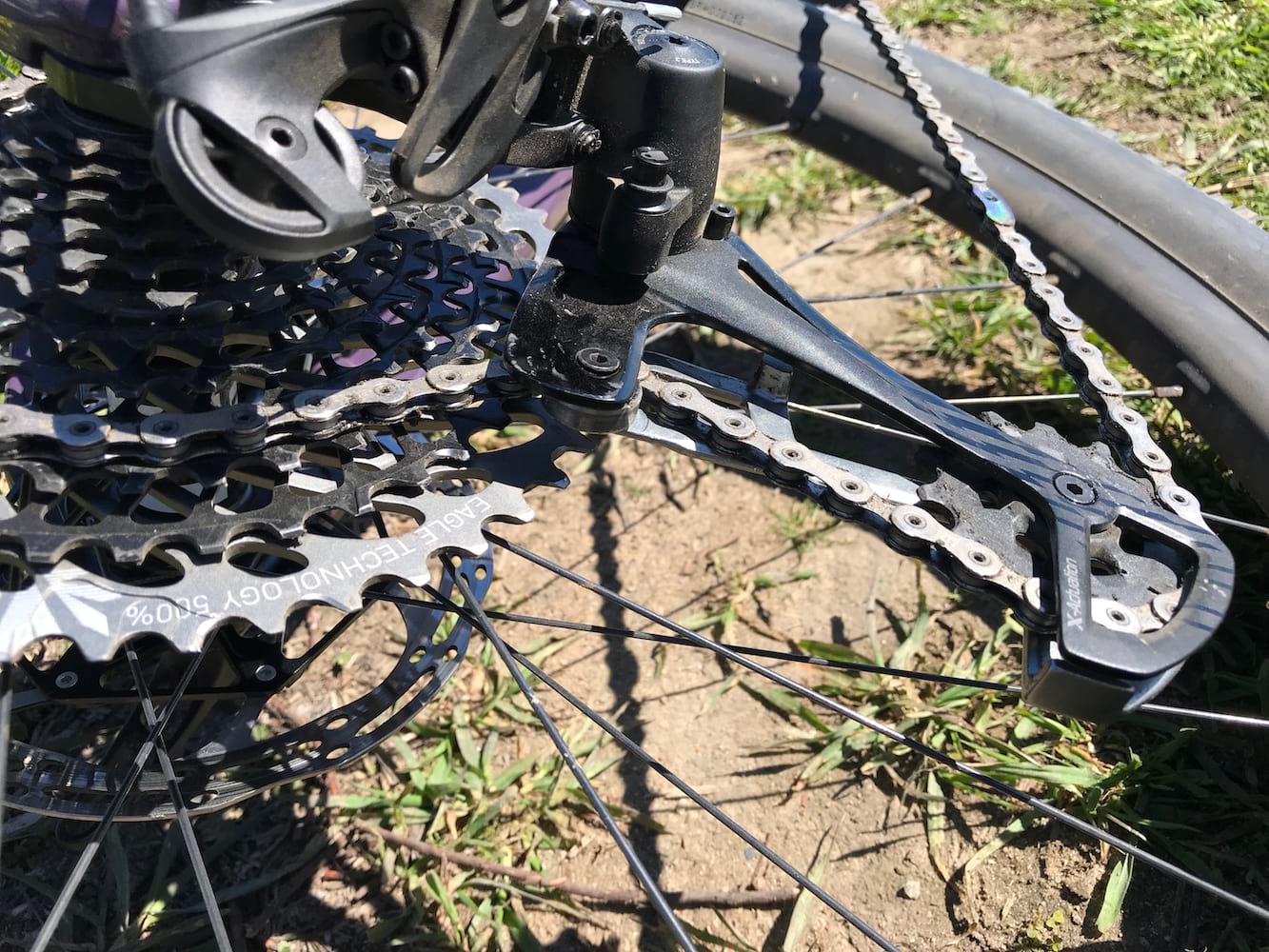 x01 broken derailleur mechanical damage