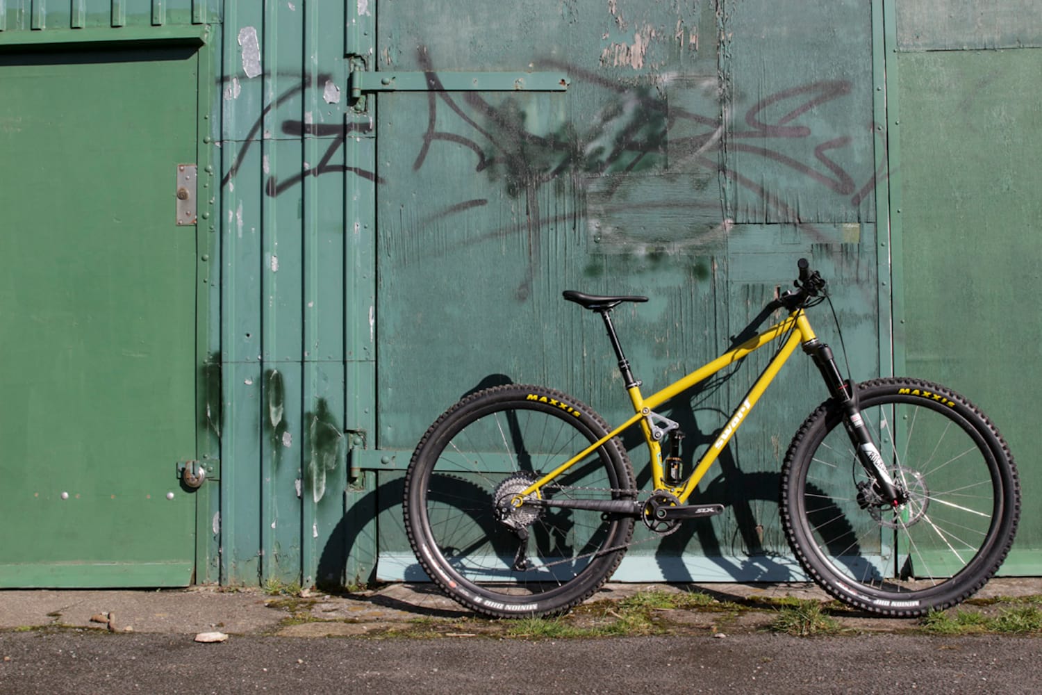 Get a look at this gorgeous UK-made steel full suspension bike from Swarf Cycles
