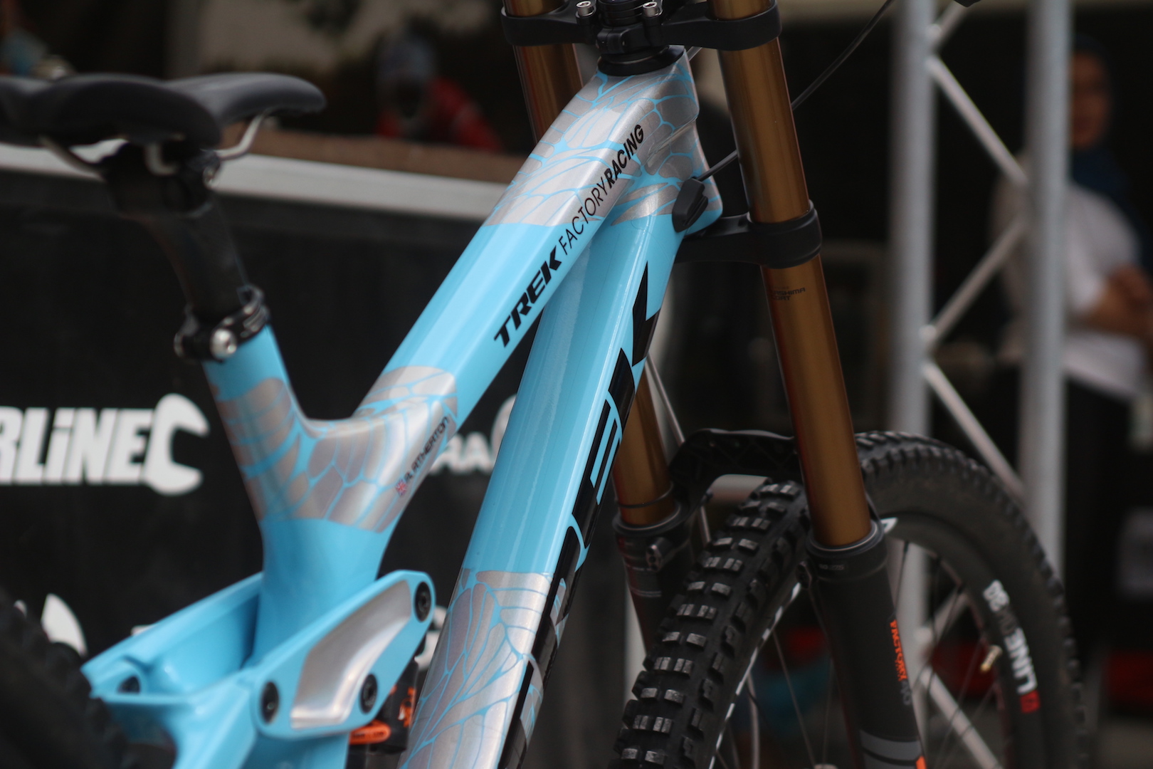 Rachel Atherton’s Stunning Custom Painted Trek Session 9.9 Race Bike