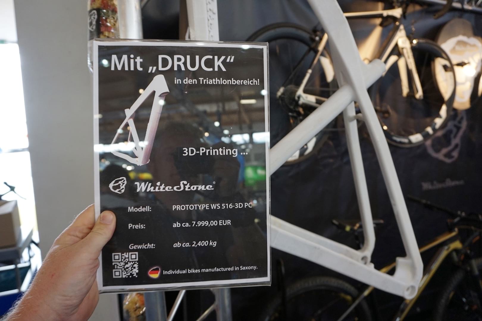 whitestone 3d printed frame