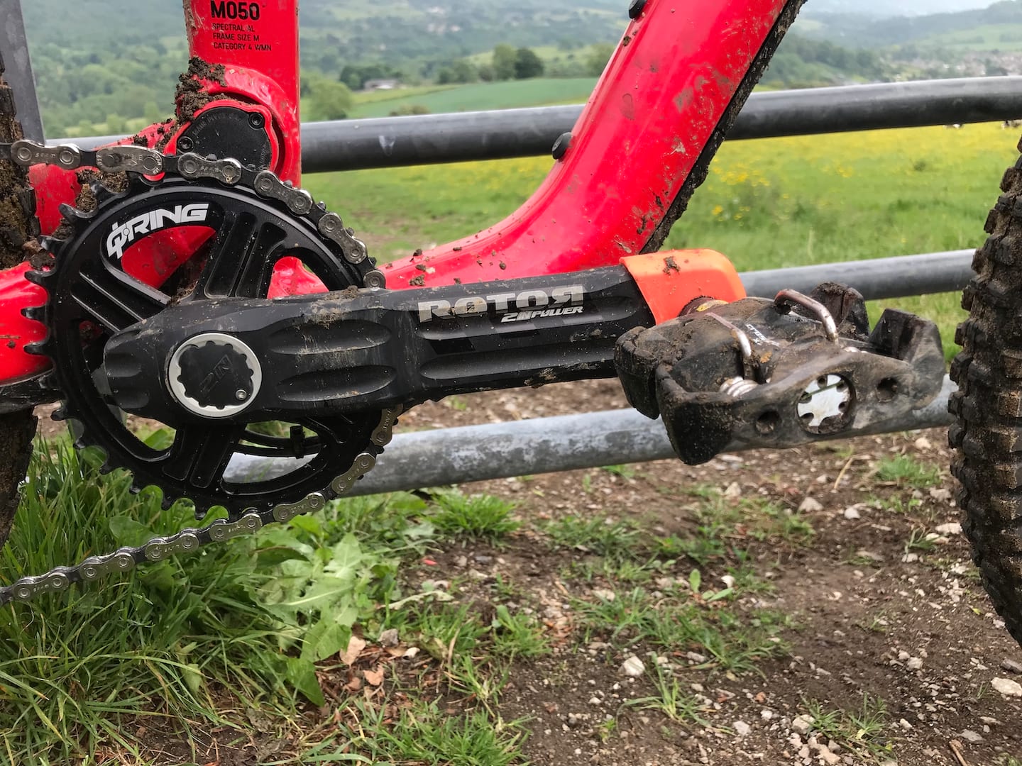 rotor q-ring chainring crankset power