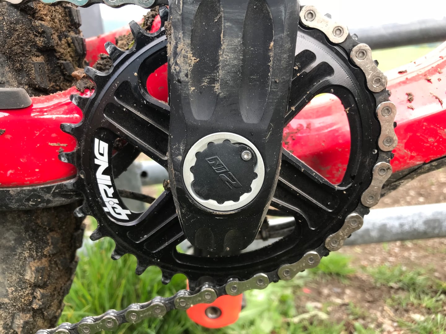 rotor q-ring chainring crankset power