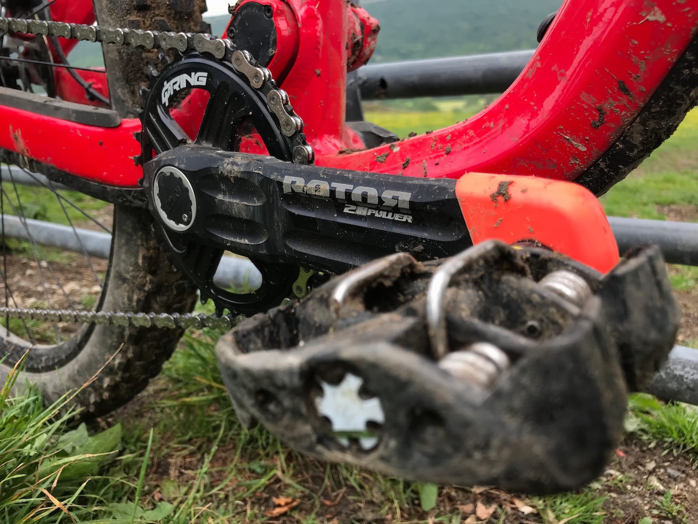 rotor q-ring chainring crankset power