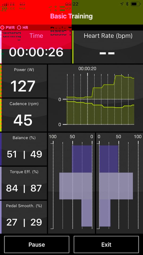 rotor q-ring chainring crankset power graph data metrics