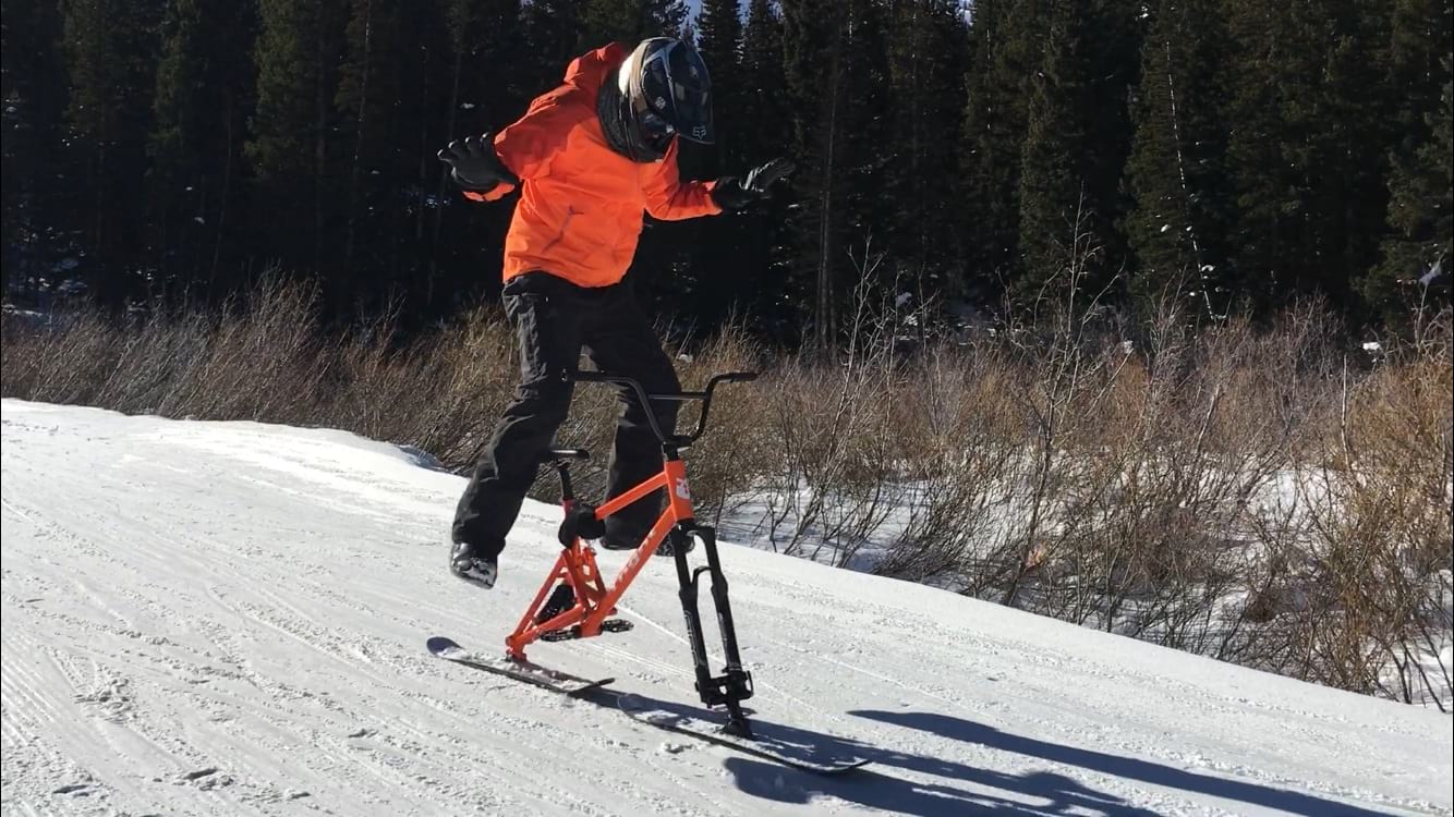 Ski Biking: The latest bike/snow crossover trend