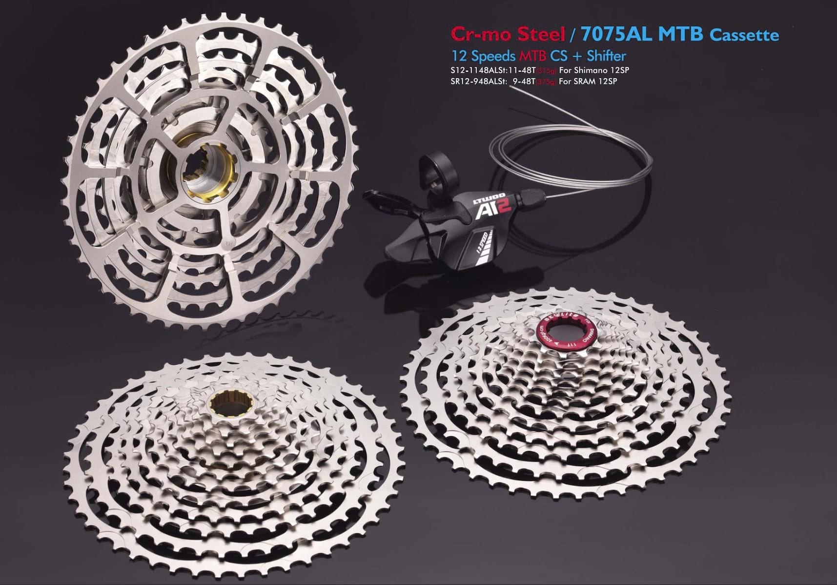 cassette 1x12 drivetrain seqlite