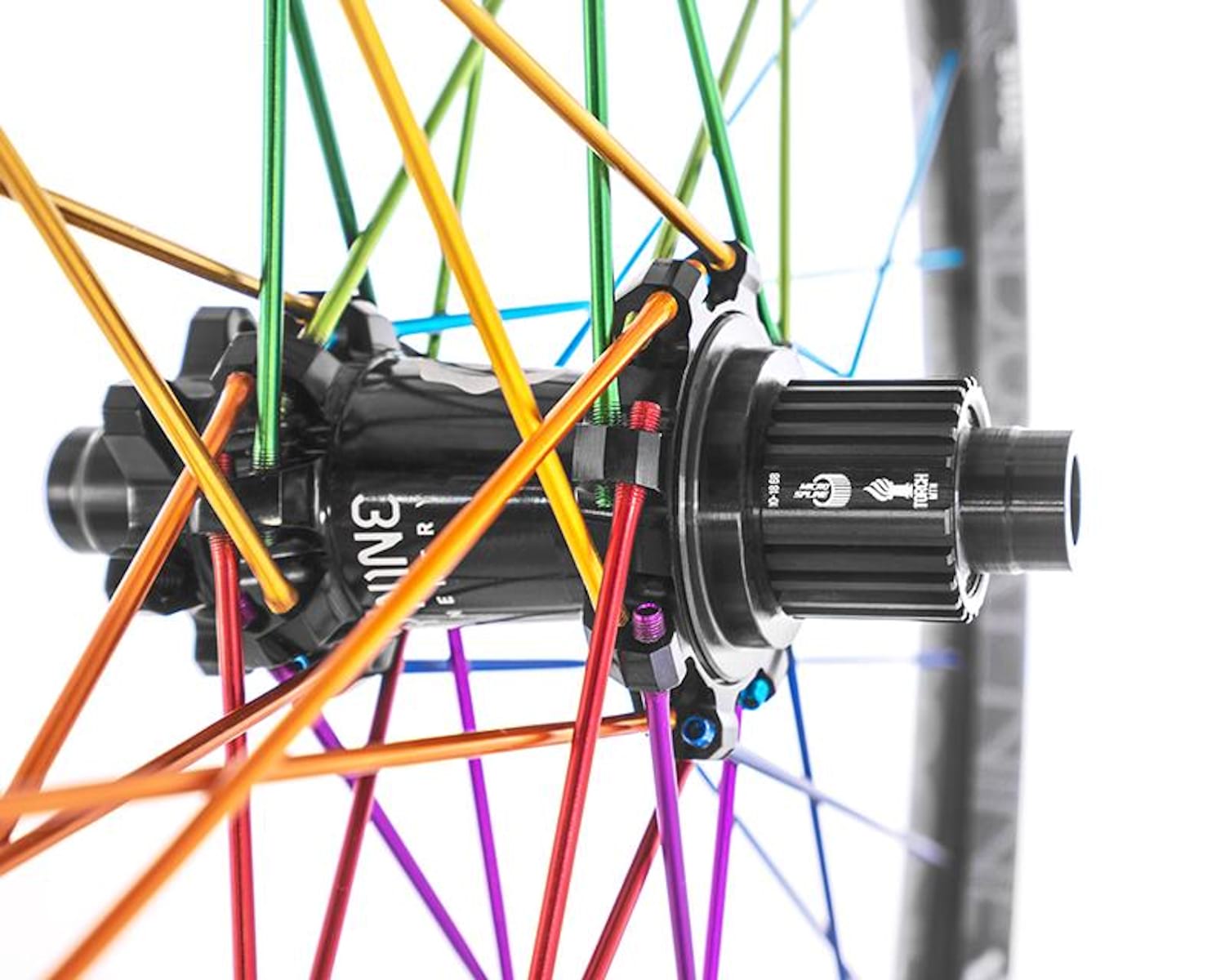 industry nine micro spline hub rainbow
