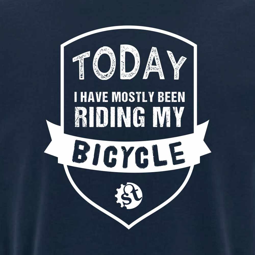 today riding my bike
