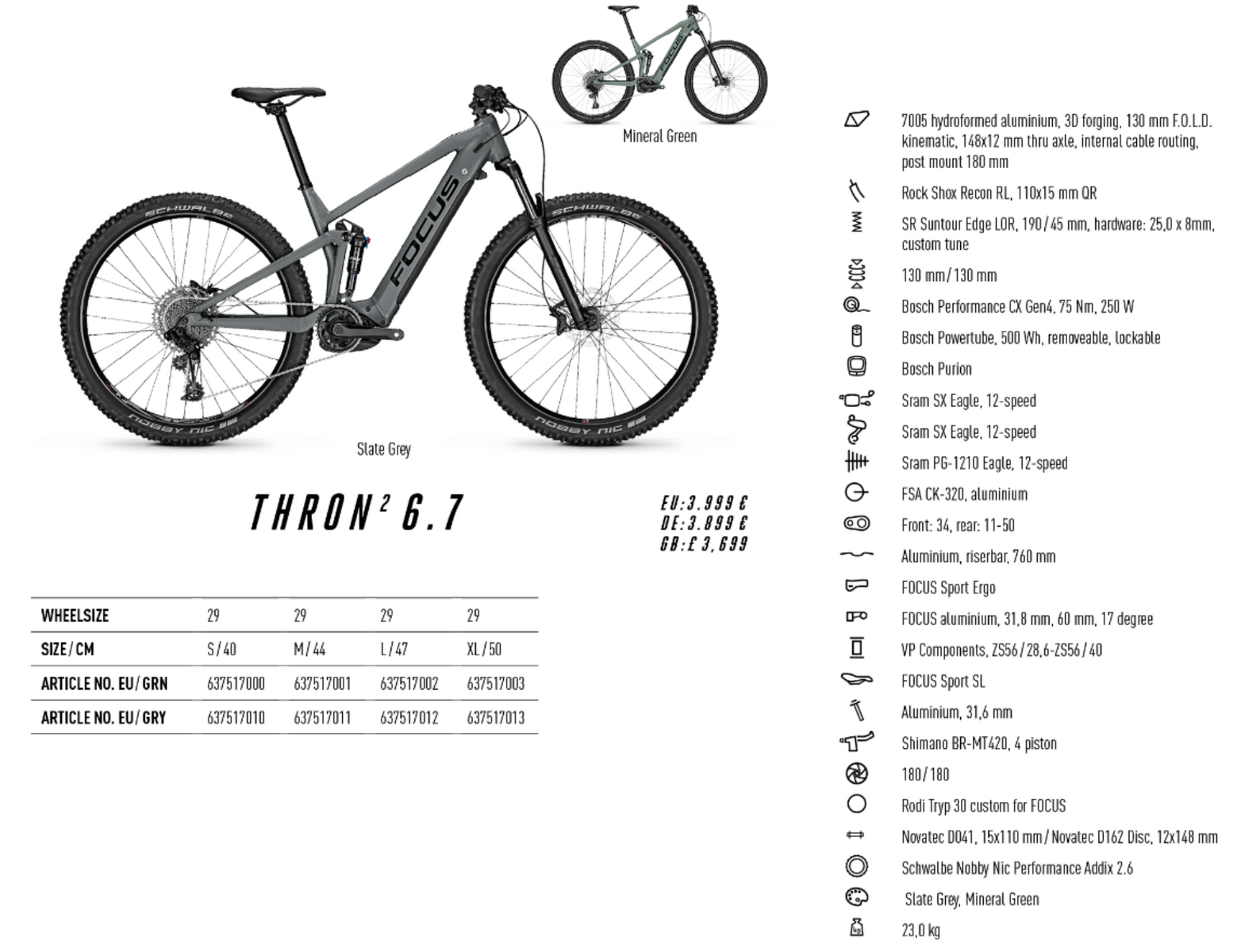 thron² thron focus 6.7 singletrack