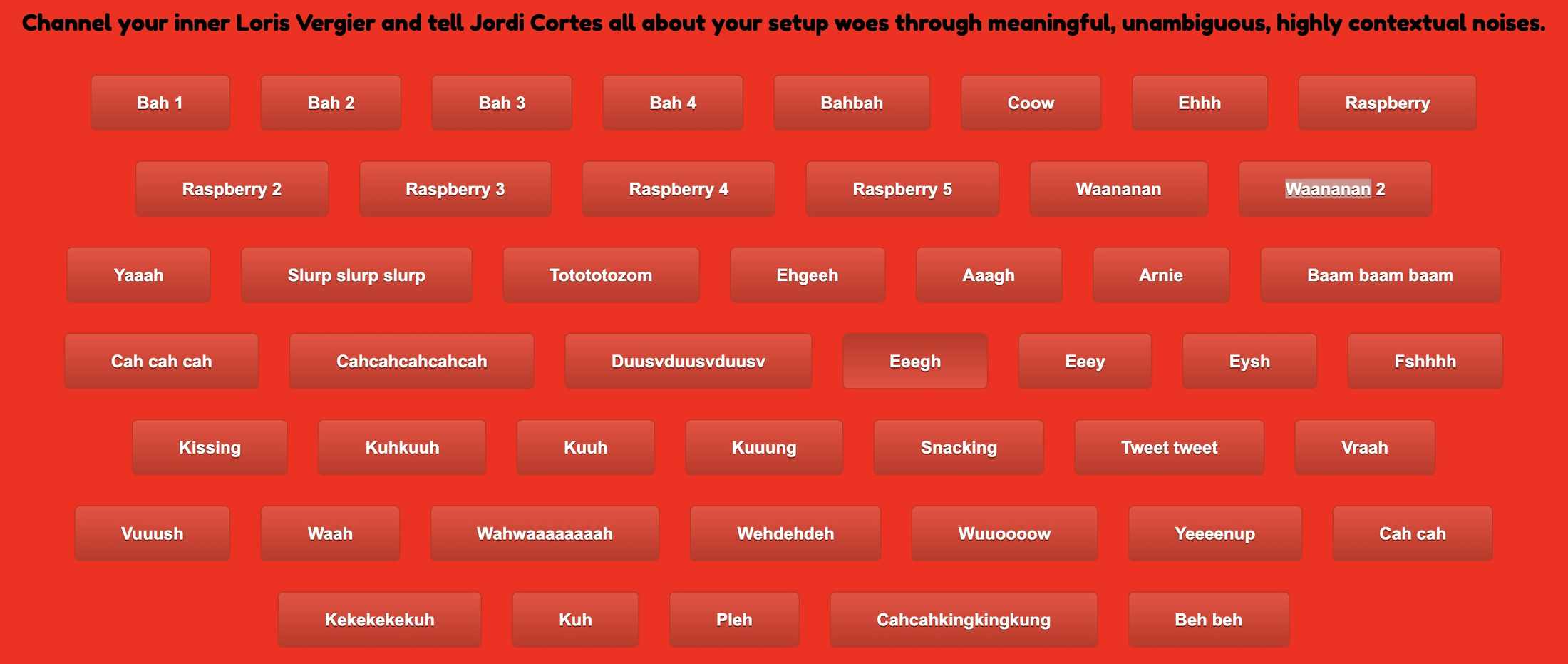 loris vergier sound board