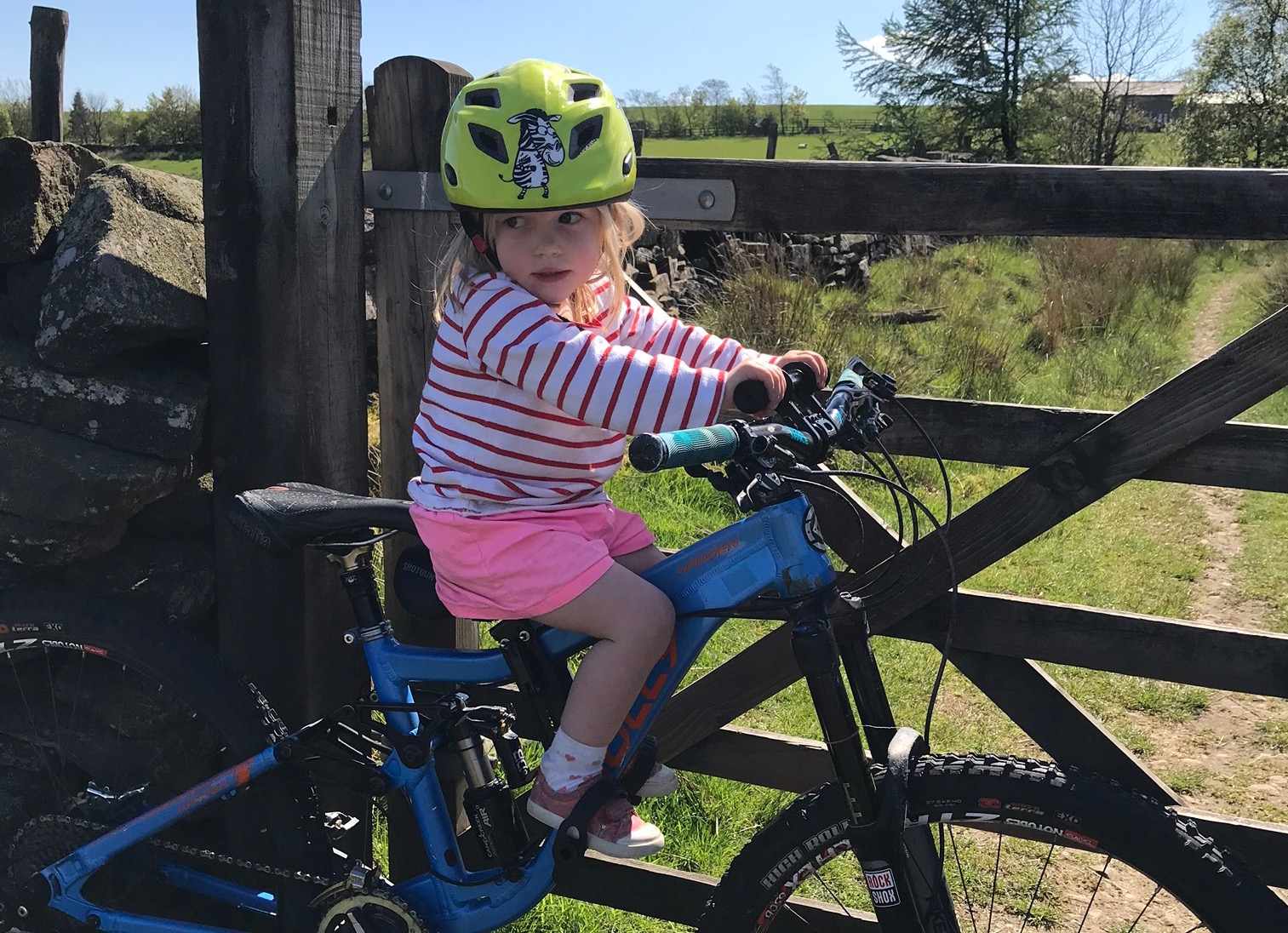 Shotgun Child Seat for Mountain Biking | Take Your Kids On The Trail