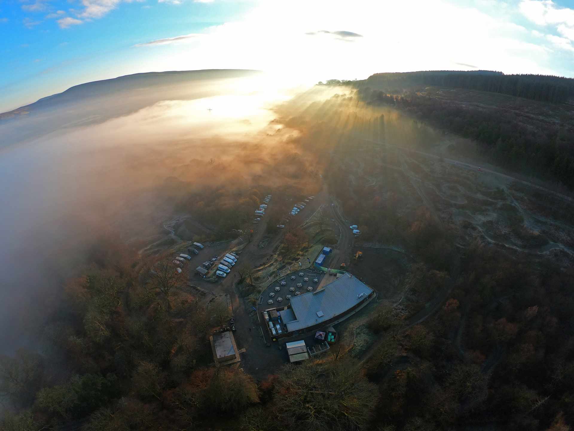 bikepark wales glamping
