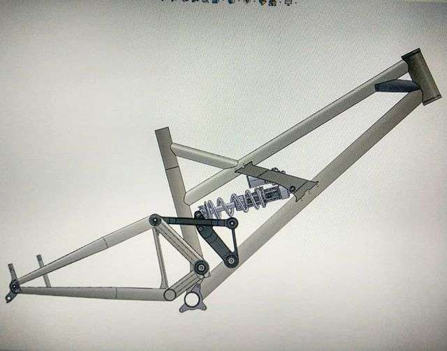 BTR is working on the Mk2 Gasser Steel full-suspension frame