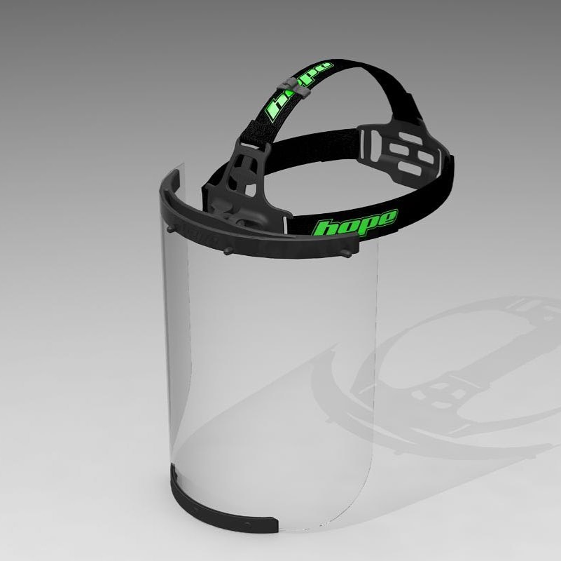 Hope and Commencal are 3D printing PPE masks for hospitals