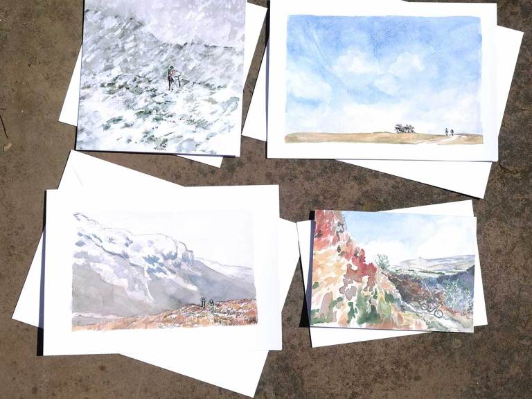 Beate Kubitz Classic Ride Greetings Cards 4x Variety Pack