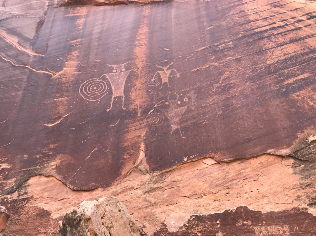 Moab petroglyphs