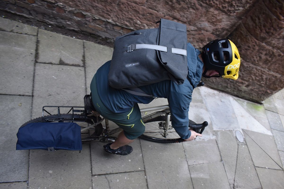 ortlieb twin city daypack urban glasgow commute