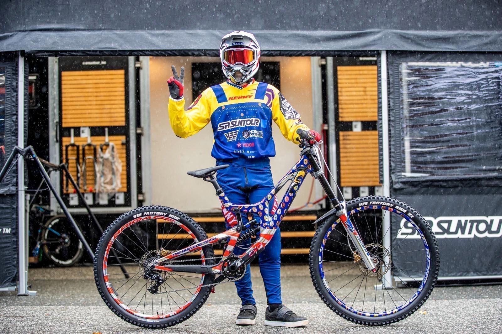 The Brigade builds Ronnie Mac inspired World Champs bike for Alex Marin