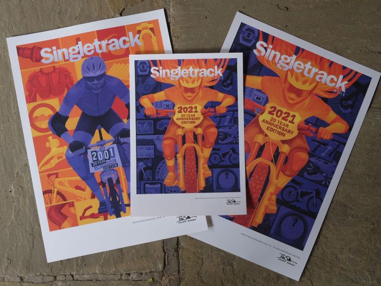 Singletrack 20th Birthday Artwork Prints