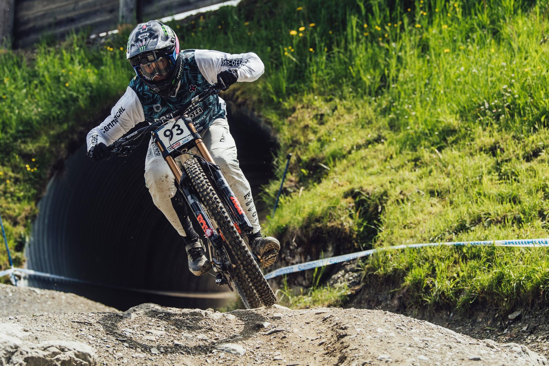 Amaury Pierron Injured at French DH Cup